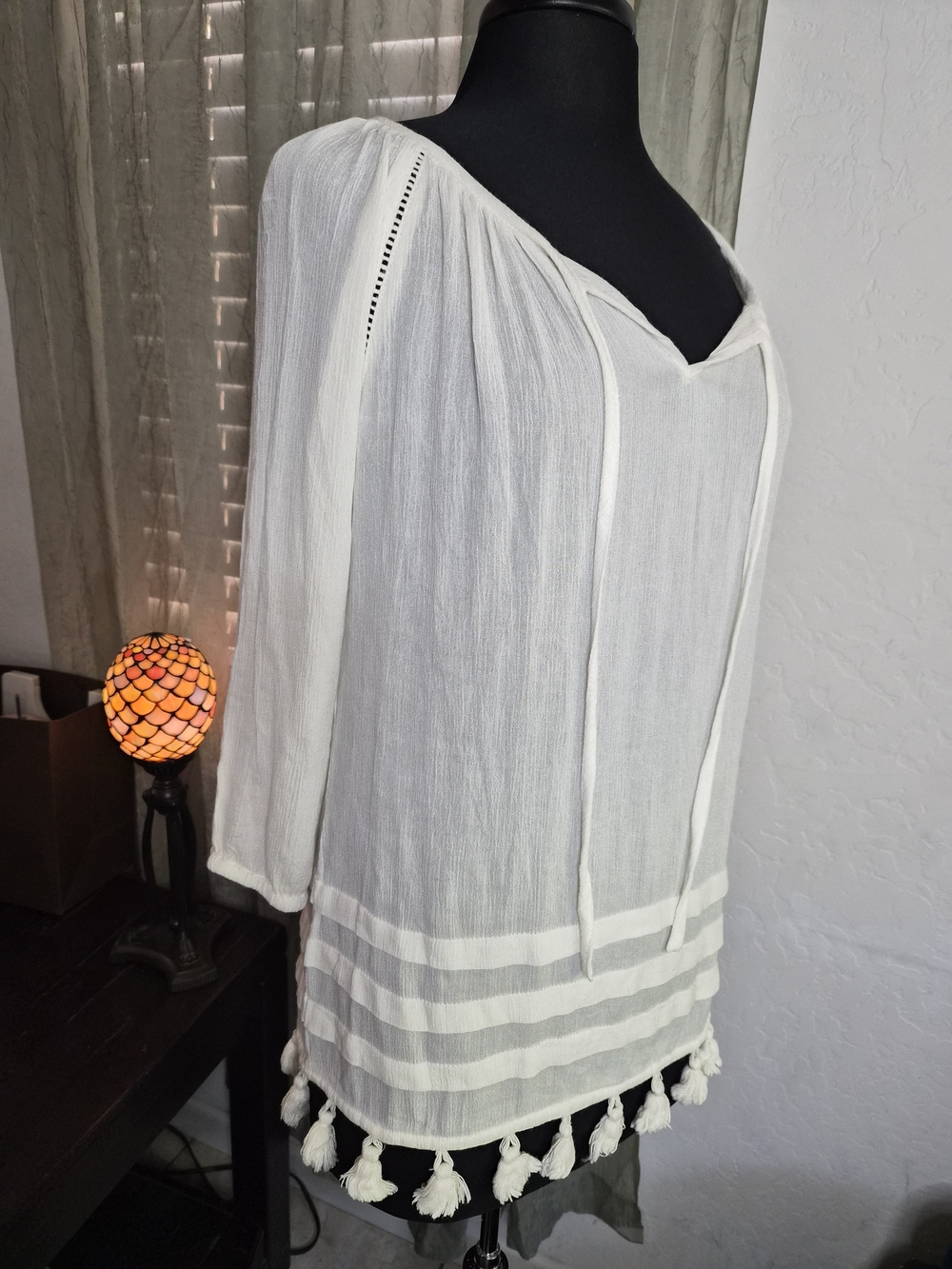 Antilia Femme Bohemian Blouse #0186 - Picture 3 of 8
